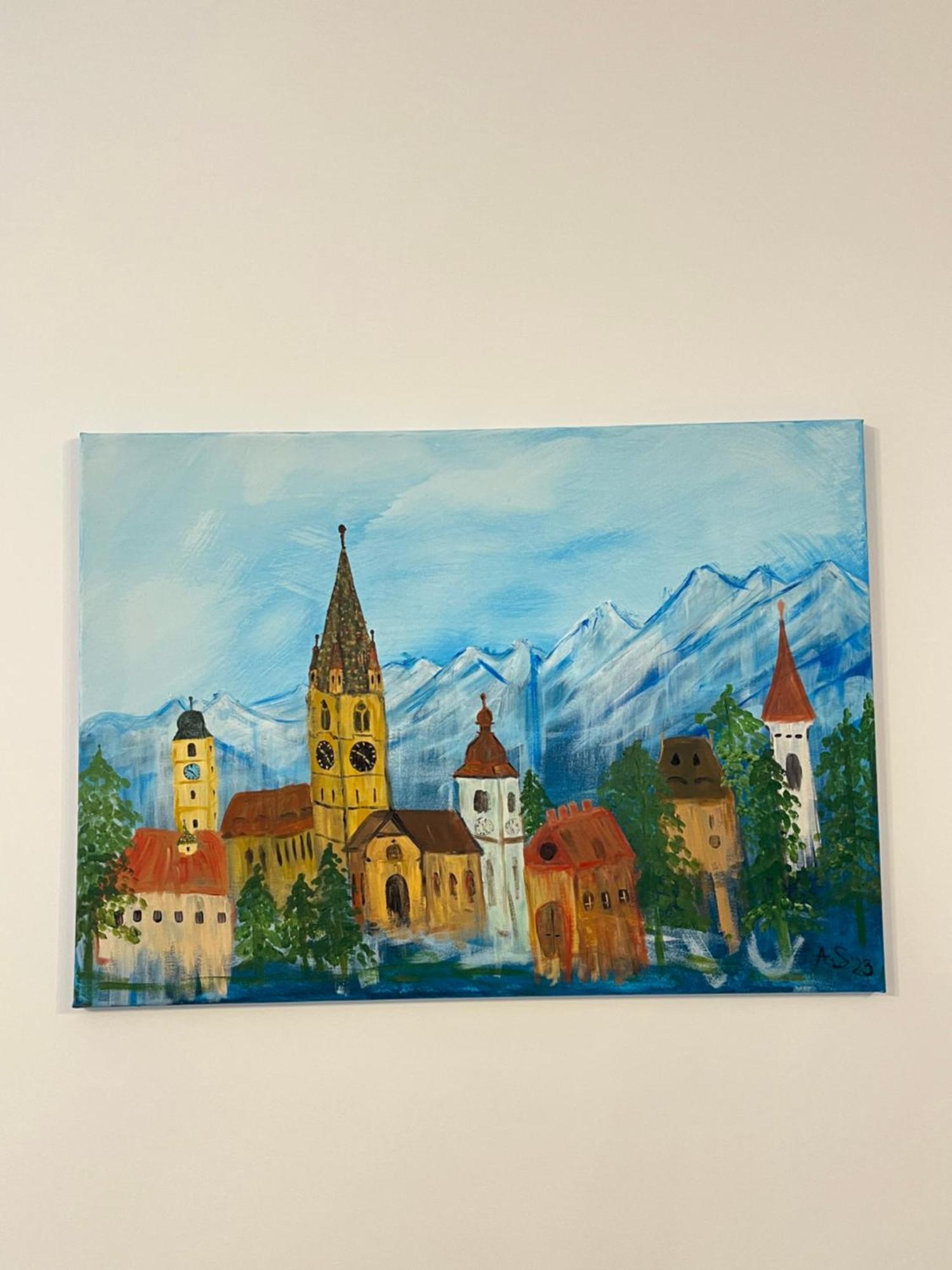 Azzurro Apartment Sibiu Esterno foto